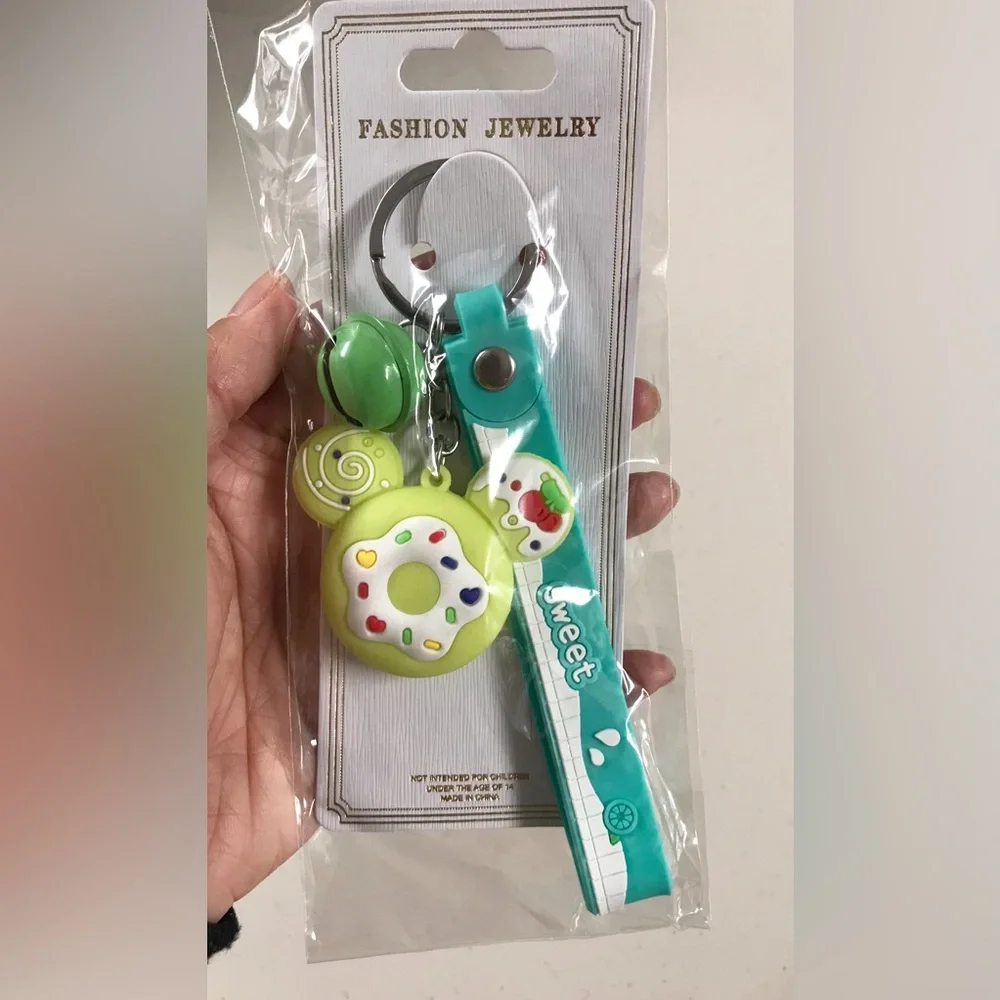 Green and Blue Sweet Keychain Set